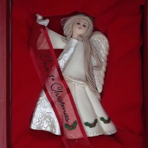 Angel Ornament Pavilion Gift Co Kneaded Our First Christmas Someone Spec…